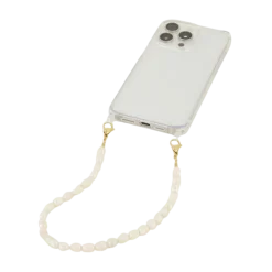My Jewellery Phone cord pearls short - 1200 Gold