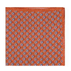 Outlet Amanda Christensen Pocket Square - Orange Melange