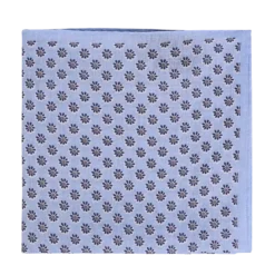 Clearance Amanda Christensen Pocket Square - Sky blue melange