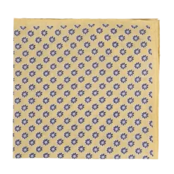 Clearance Amanda Christensen Pocket Square - Yellow Melange