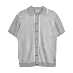 Clearance SAND 5629 Poo hirt - ight Grey Pattern