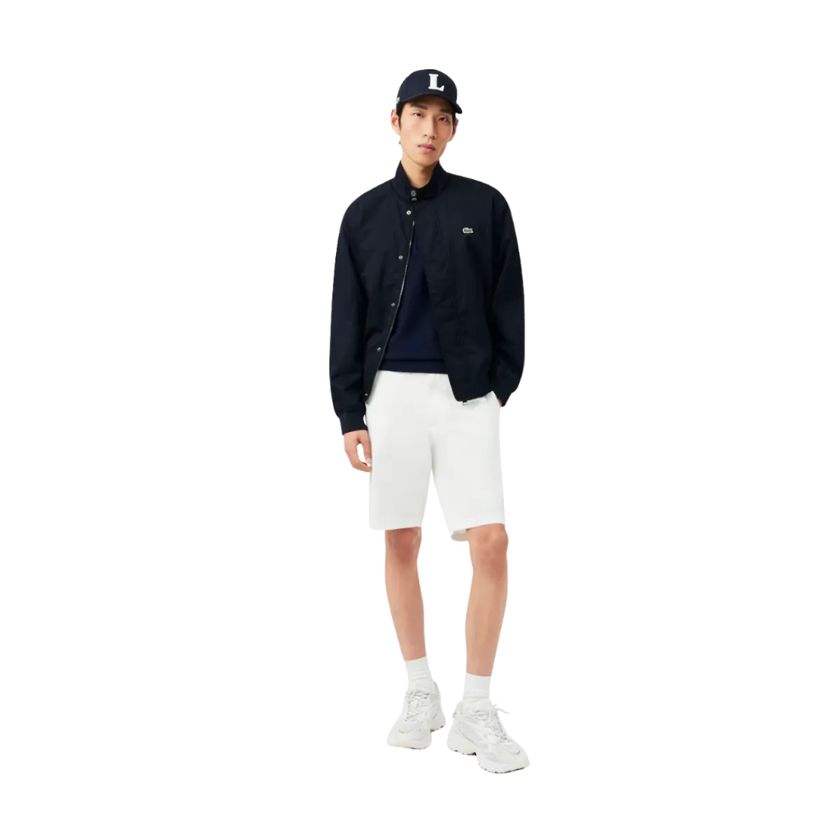 Best Lacoste Poo Sweaters - Navy Bue