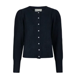 Sale Neo Noir Puli Knit Cardigan - Navy