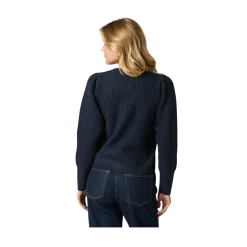Sale Neo Noir Puli Knit Cardigan - Navy