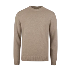 Best Stenströms Pullover Knitted Crew Neck - Light brown