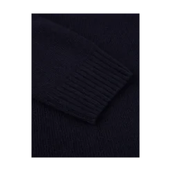 Outlet Stenströms Pullover Knitted Crew Neck - Navy