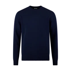 Outlet Stenströms Pullover Knitted Crew Neck - Navy