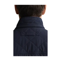 Clearance Gant Quited Windcheater Vet - Evening Bue