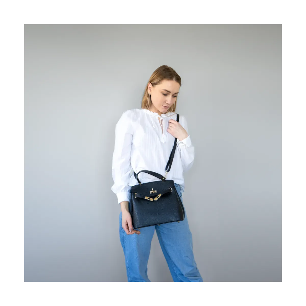 New Latalia SG Ravoli - Black Leather