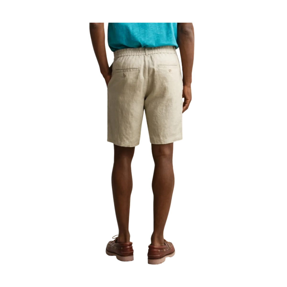 New Gant Reg inen D hort - Oat Beige