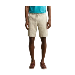 New Gant Reg inen D hort - Oat Beige