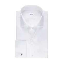 Outlet Stenströms Regular C77 DR cuff - White