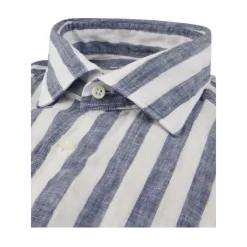 Clearance Stenströms Reguar C72 RC cuff Caua - Navy tripe