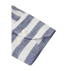 Clearance Stenströms Reguar C72 RC cuff Caua - Navy tripe