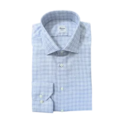 Sale Stenströms Regular C77 RM Cuff - Dark blue check