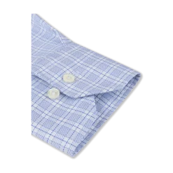 Sale Stenströms Regular C77 RM Cuff - Dark blue check