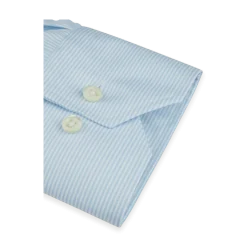 Sale Stenströms Regular C77 RM Cuff - Light Blue Stripe