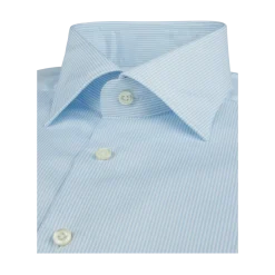 Sale Stenströms Regular C77 RM Cuff - Light Blue Stripe