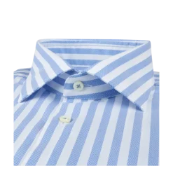 Best Stenströms Regular C75 RM cuff - Light blue stripe