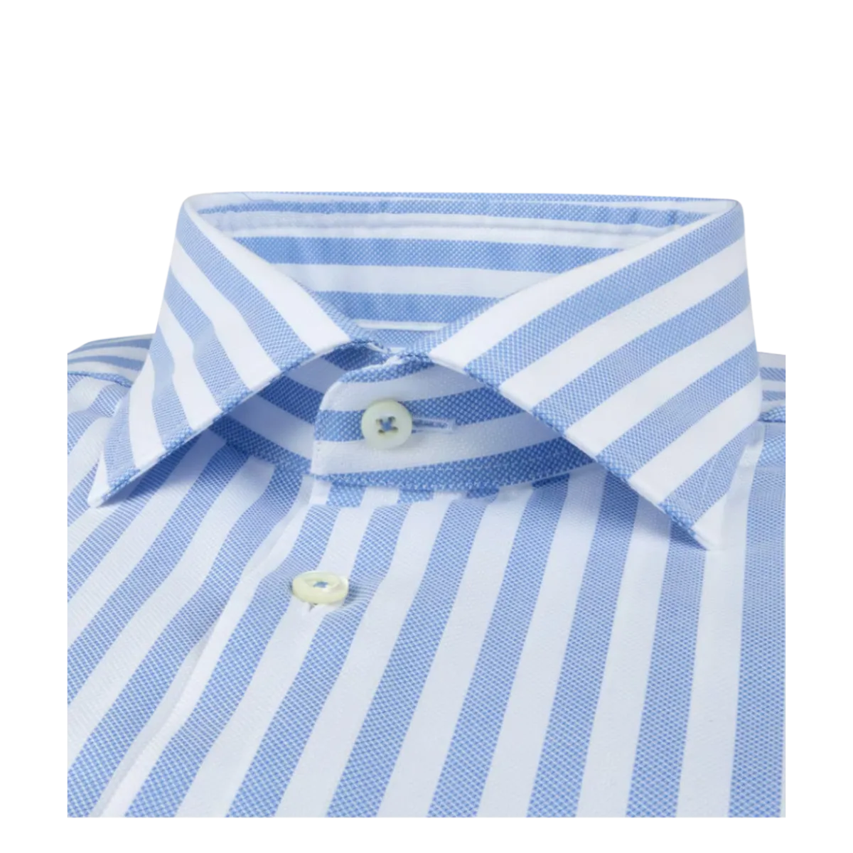 Best Stenströms Regular C75 RM cuff - Light blue stripe