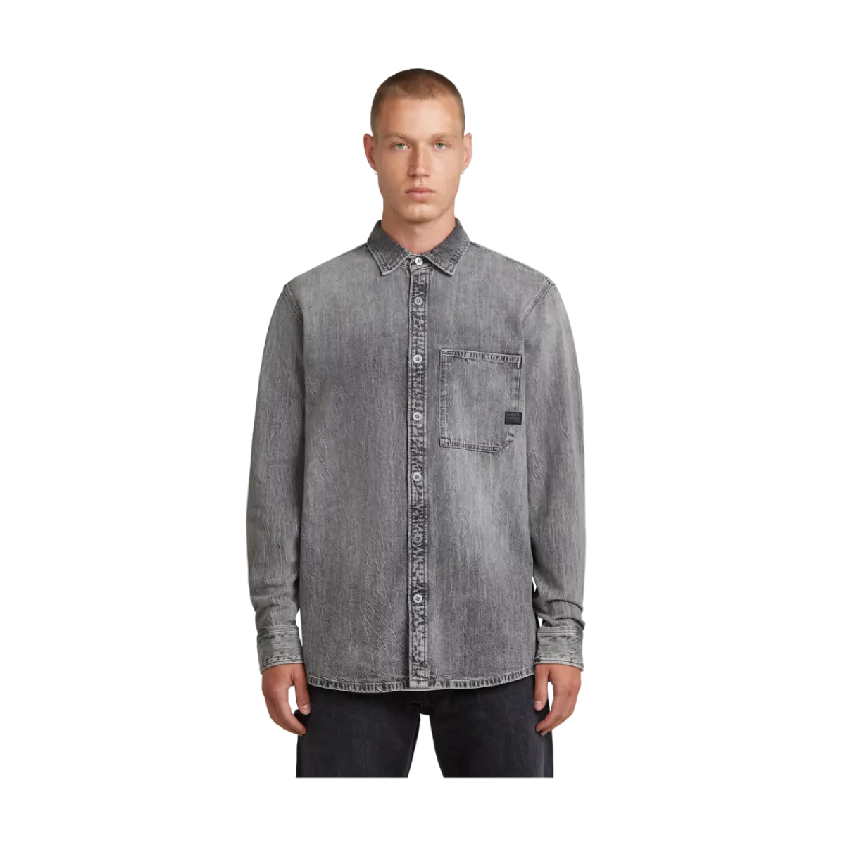 Hot G-star raw Reguar 1-pkt hirt - un Faded Oyter he