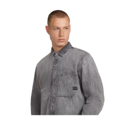 Hot G-star raw Reguar 1-pkt hirt - un Faded Oyter he