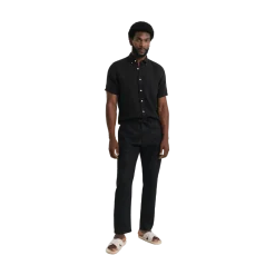 New Gant Relaxed Linen D Pant - Black