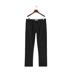 New Gant Relaxed Linen D Pant - Black