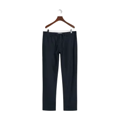 Clearance Gant Relaxed Linen D Pant - Evening Blue