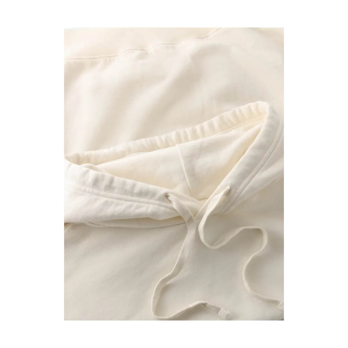 Knowledge Cotton Apparel Reaxed Printed Hoodie - White uti