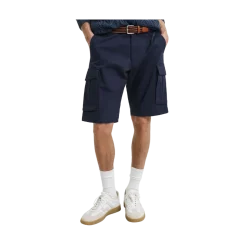New Gant Relaxed Twill Cargo Shorts - Marine