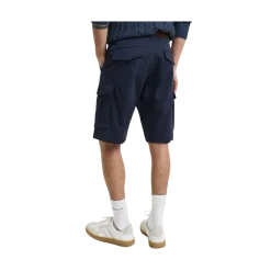 New Gant Relaxed Twill Cargo Shorts - Marine