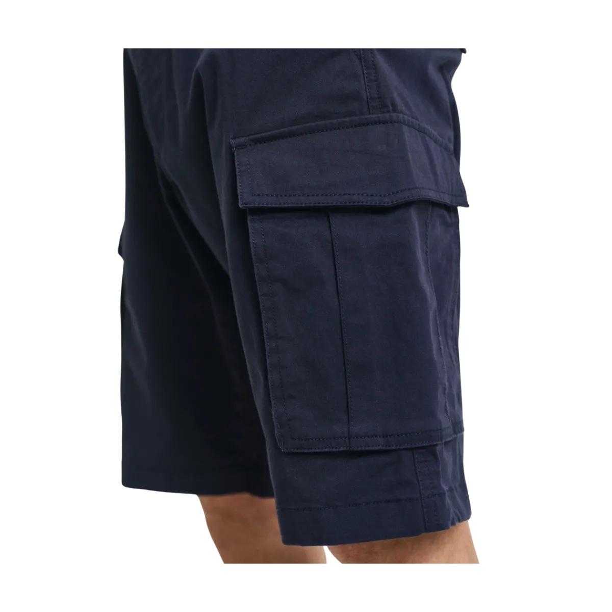 New Gant Relaxed Twill Cargo Shorts - Marine