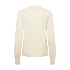 Sale Gant Ribbed Knit Cotton C-Neck - Crea