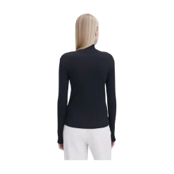 Discount Filippa K Rib Mock Neck Top - Back