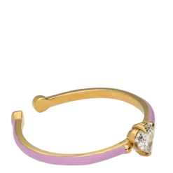My Jewellery Ring Fine Lilac Strass - Gold