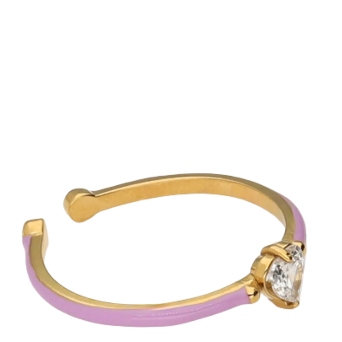 My Jewellery Ring Fine Lilac Strass - Gold
