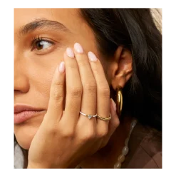 My Jewellery Ring Fine White Strass - Gold