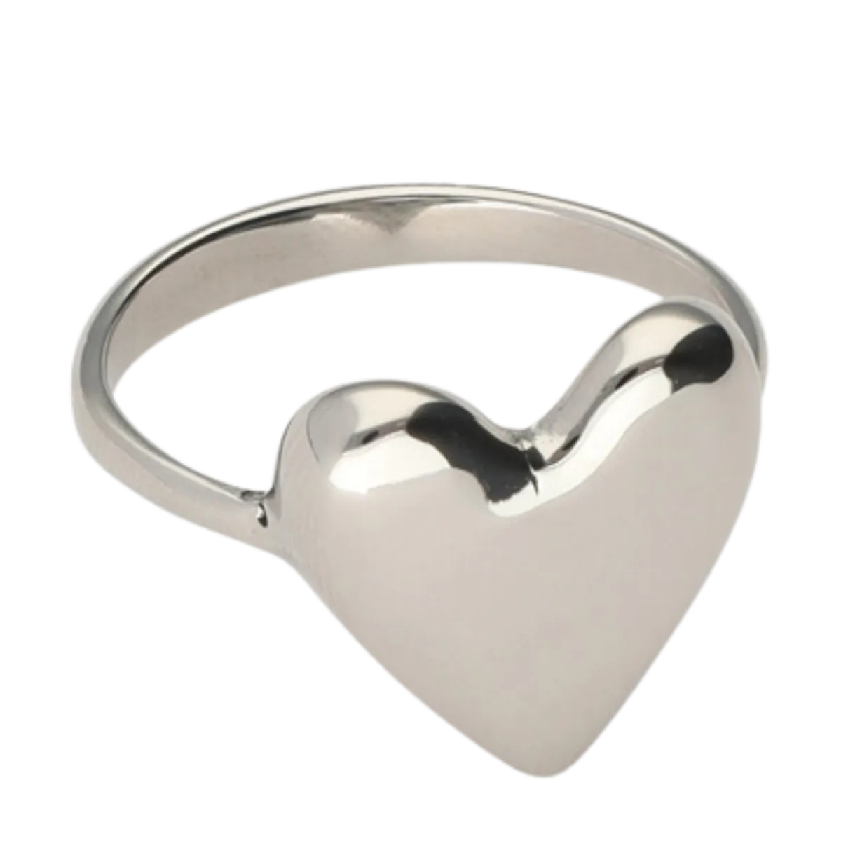 Hot My Jewellery Ring Heart Os - Silver