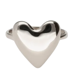 Hot My Jewellery Ring Heart Os - Silver