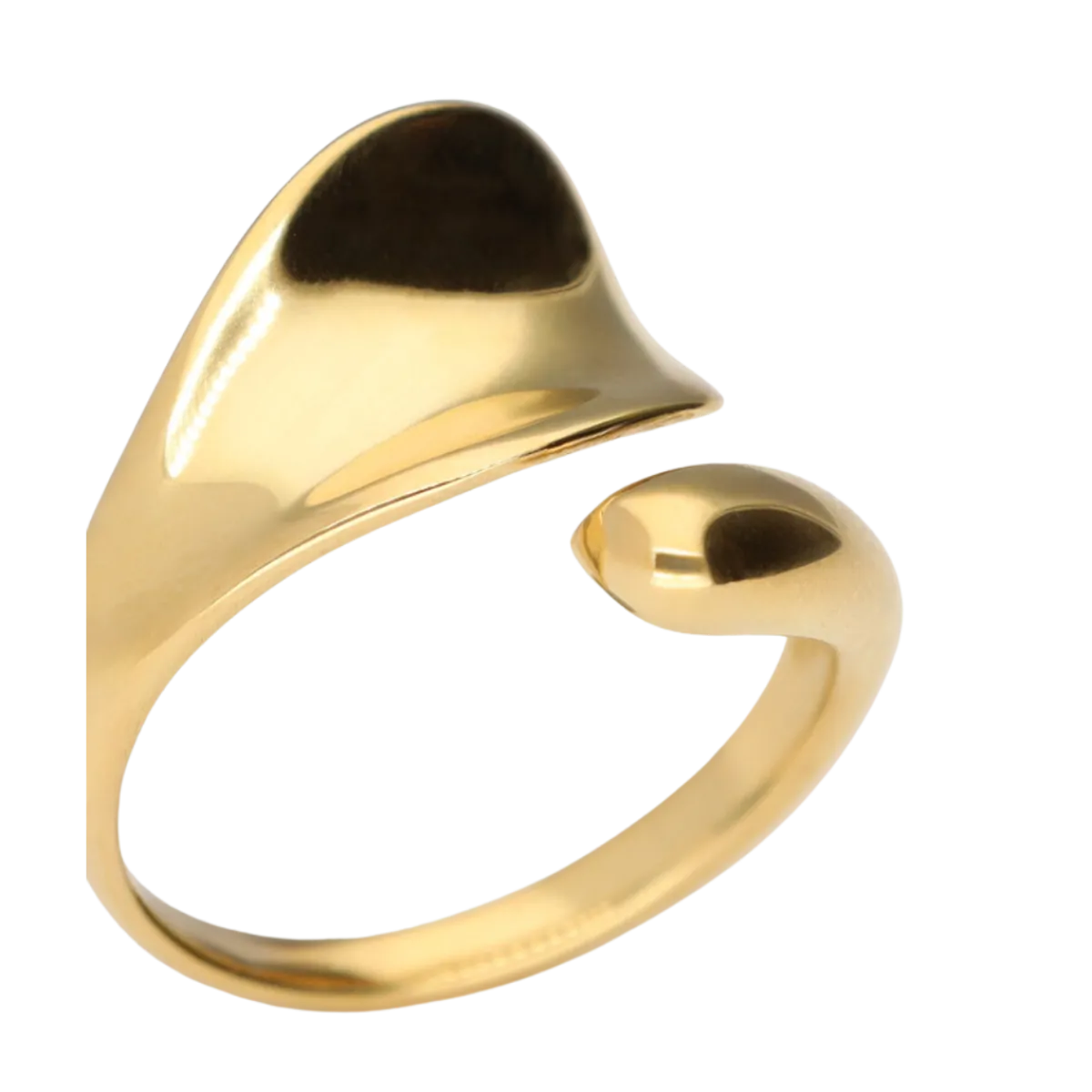 Discount My Jewellery Ring Hollow Os - Gold