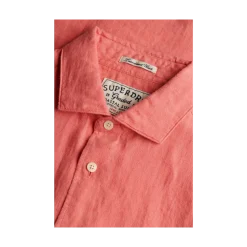Best Superdry Riviera / Linen hirt - Coral