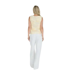 Outlet A View Romy Top - Pale Yellow