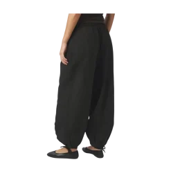 Clearance Neo Noir Roxane Balloon Linen Pants - Black