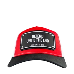 Clearance John Hatter Rubber Defend Until The End - Red/Black/White
