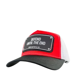 Clearance John Hatter Rubber Defend Until The End - Red/Black/White