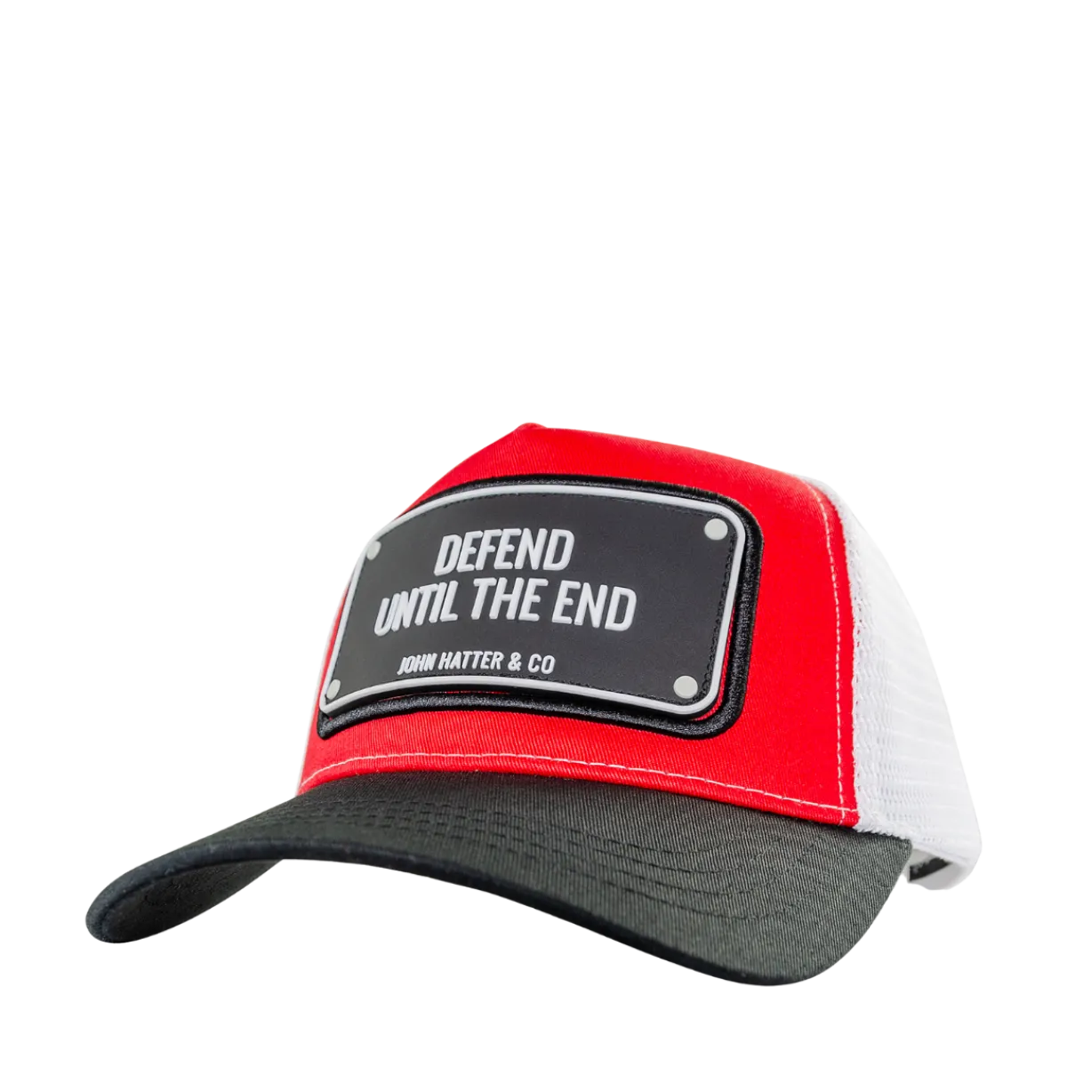 Clearance John Hatter Rubber Defend Until The End - Red/Black/White
