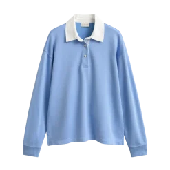 Best Gant Rugger Sweatshirt - Hydrangea Bue