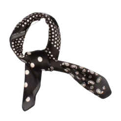Seven/East Sand silkscarf - Black