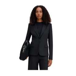 Clearance Filippa K Sasha Pinstripe Blazer - Black